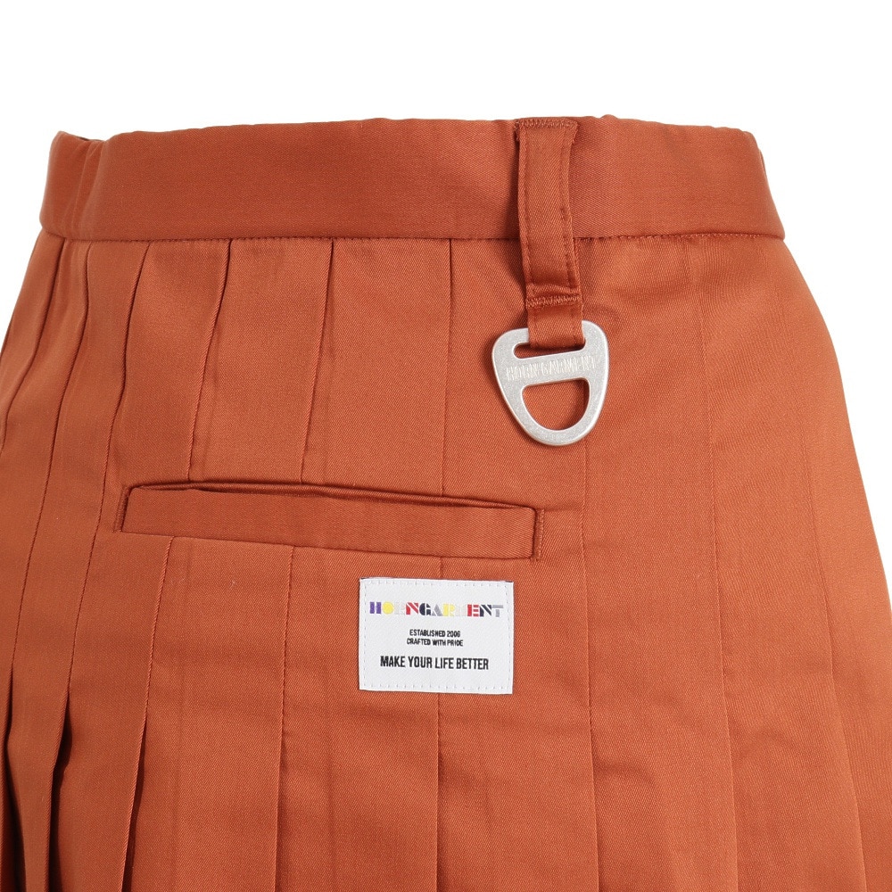 ホーンガーメント（HORN G.M.T）（レディース）ゴルフウェア インナーパンツ付 スカート HCW-2C-AE01-ORANGE