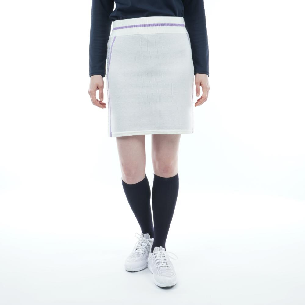 トミー ヒルフィガー ゴルフ（TOMMY HILFIGER GOLF）（レディース）ゴルフウェア ラインロゴ ニットスカート THLA249-WHT
