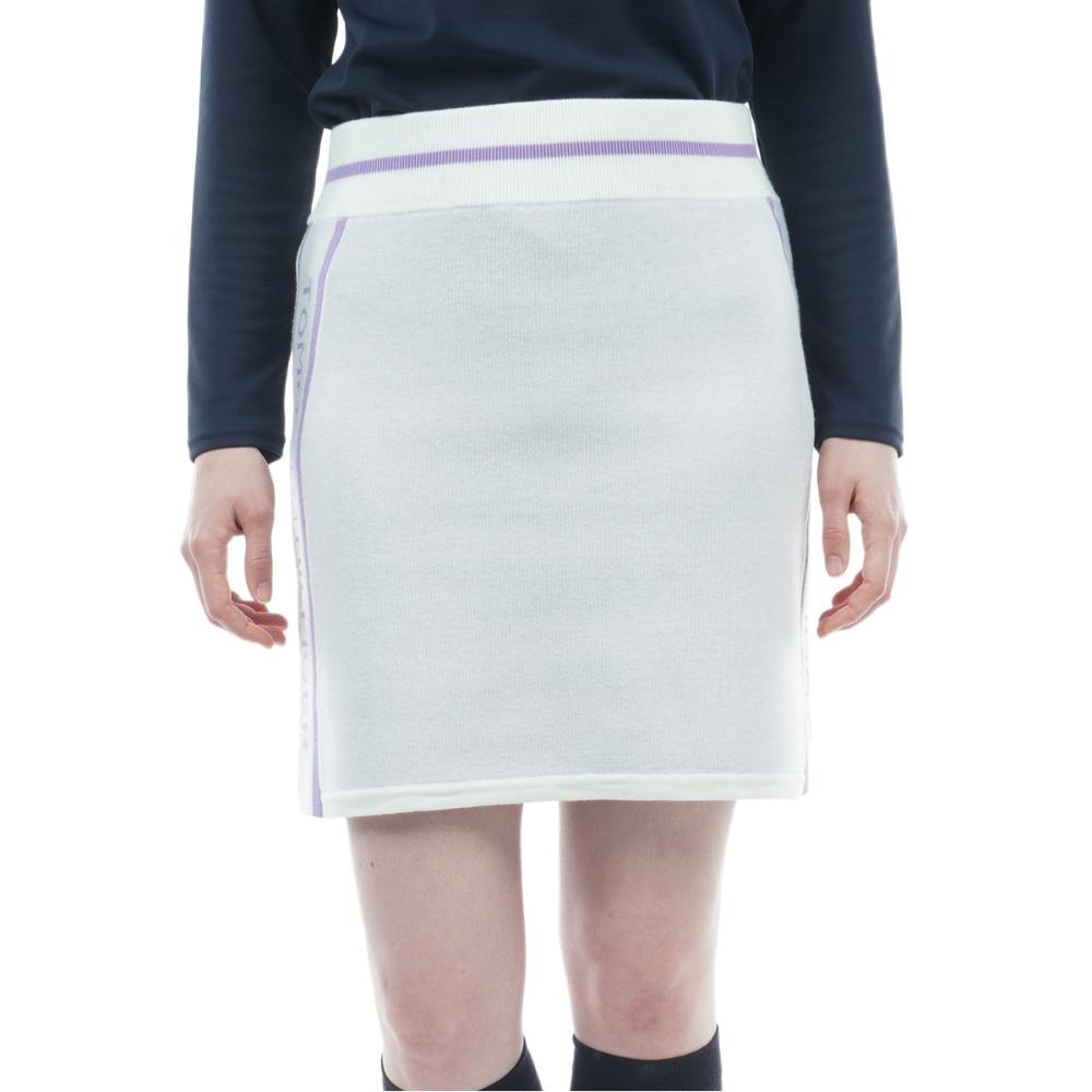 トミー ヒルフィガー ゴルフ（TOMMY HILFIGER GOLF）（レディース）ゴルフウェア ラインロゴ ニットスカート THLA249-WHT
