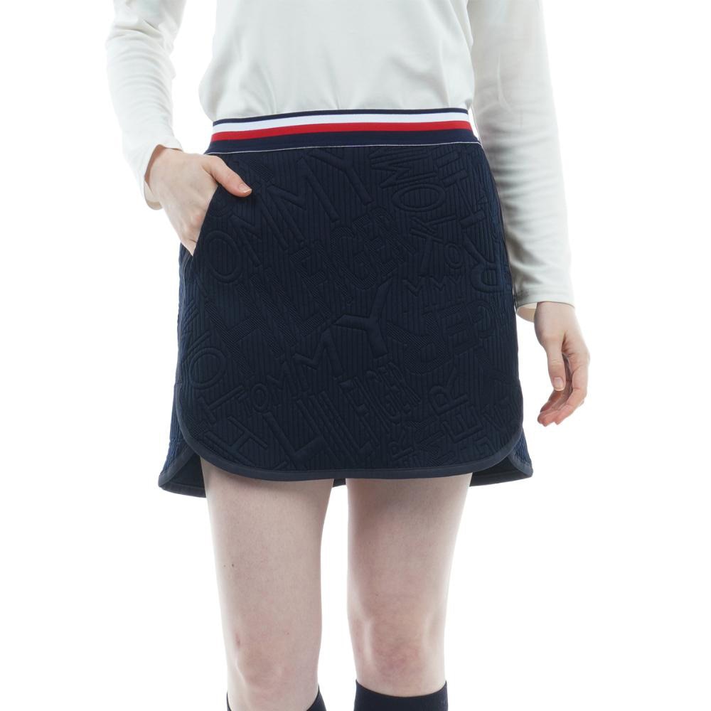 トミー ヒルフィガー ゴルフ（TOMMY HILFIGER GOLF）（レディース）ゴルフウェア ロゴジャガードスウェットスカート THLA265-NVY