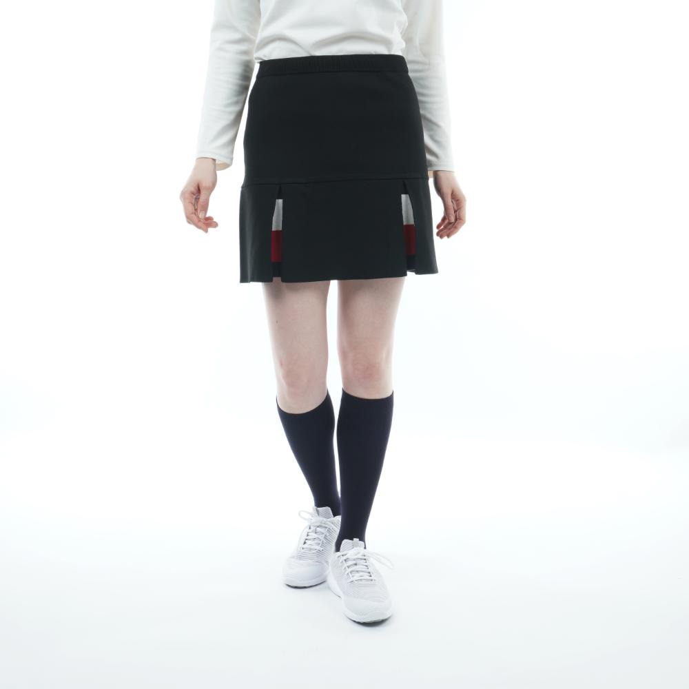 トミー ヒルフィガー ゴルフ（TOMMY HILFIGER GOLF）（レディース）ゴルフウェア ボックスプリーツ ニットスカート THLA268-BLK