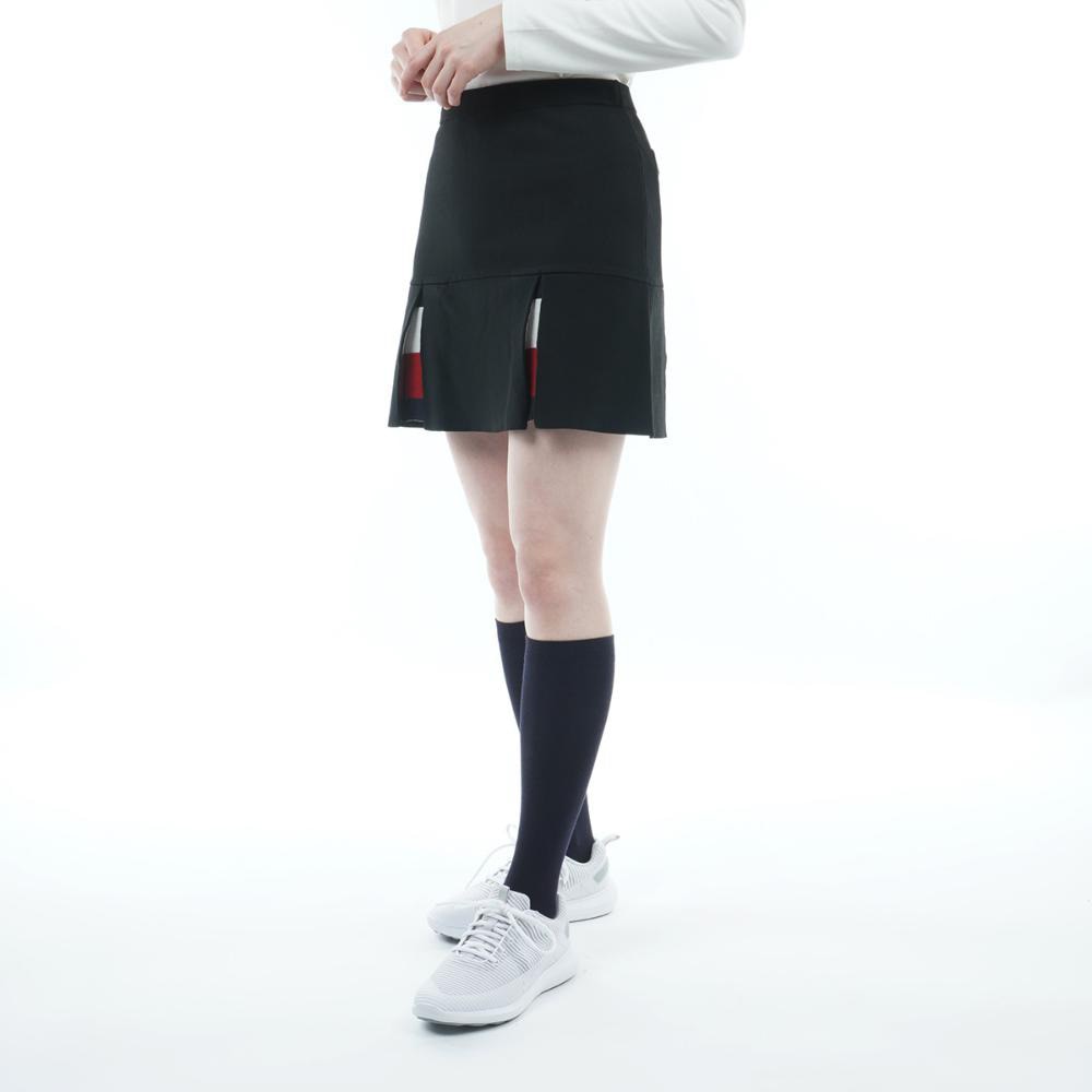 トミー ヒルフィガー ゴルフ（TOMMY HILFIGER GOLF）（レディース）ゴルフウェア ボックスプリーツ ニットスカート THLA268-BLK