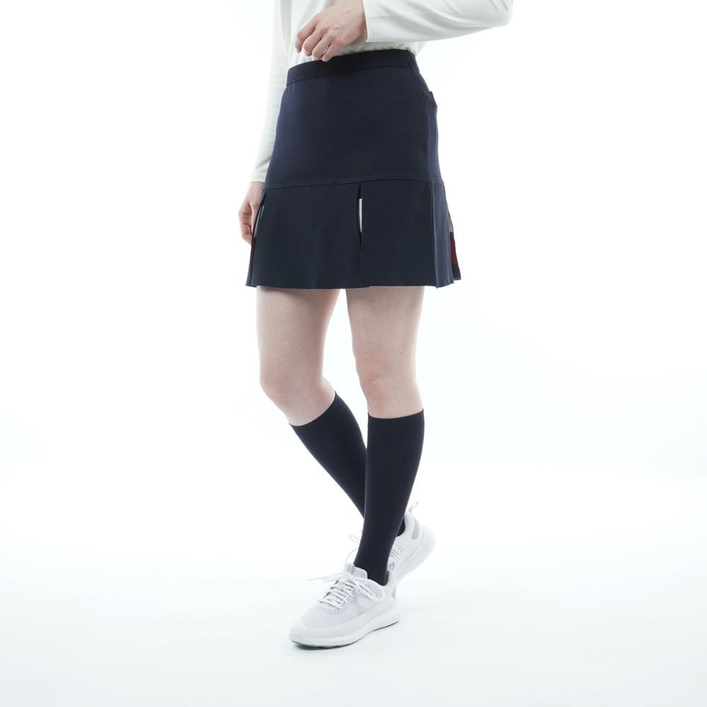 トミー ヒルフィガー ゴルフ（TOMMY HILFIGER GOLF）（レディース）ゴルフウェア ボックスプリーツ ニットスカート THLA268-NVY