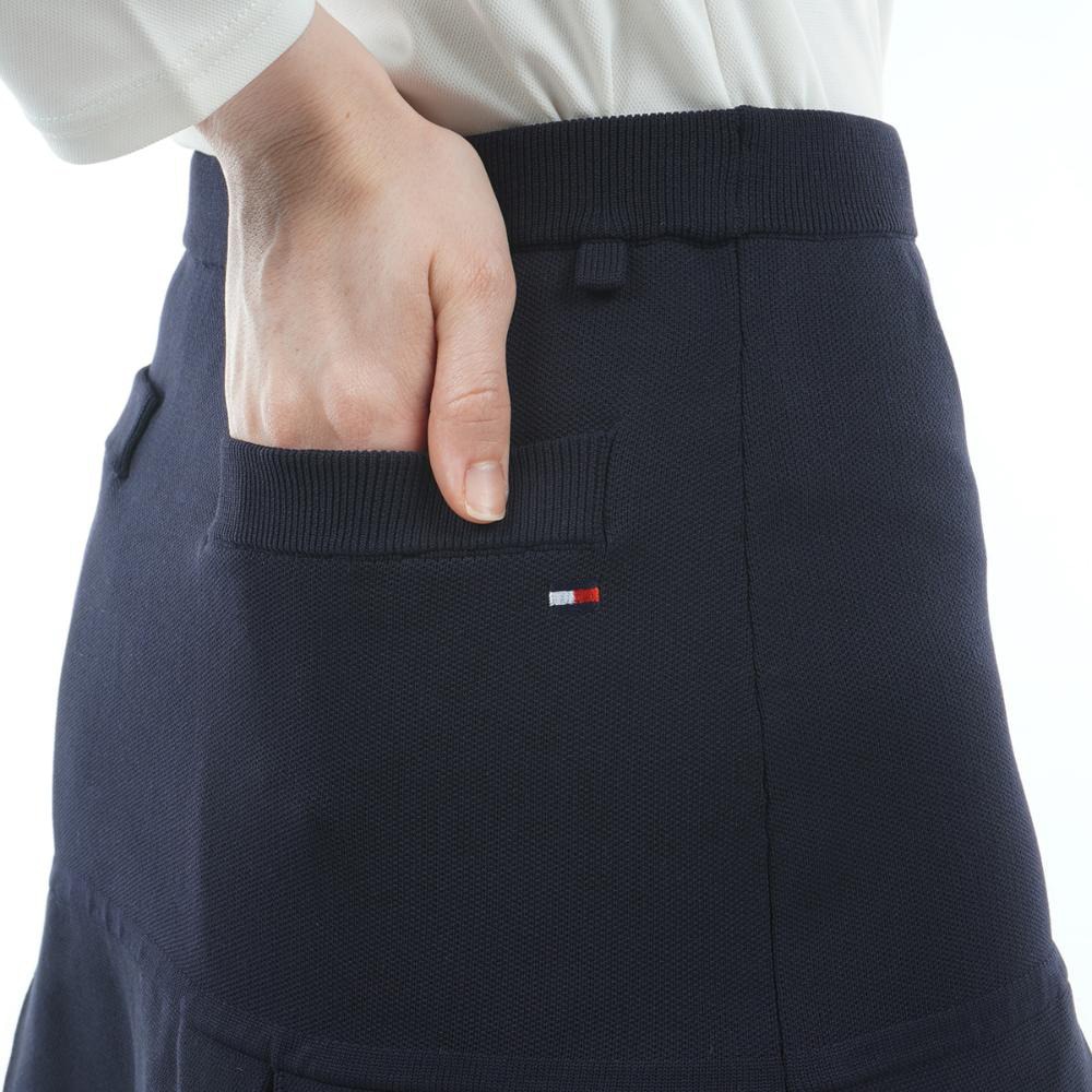 トミー ヒルフィガー ゴルフ（TOMMY HILFIGER GOLF）（レディース）ゴルフウェア ボックスプリーツ ニットスカート THLA268-NVY