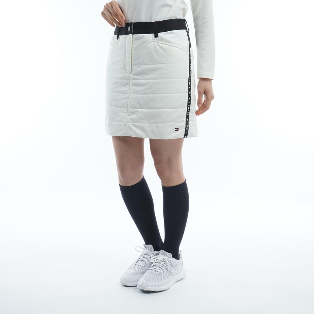 トミー ヒルフィガー ゴルフ（TOMMY HILFIGER GOLF）（レディース）ゴルフウェア 防風 中綿 スカート THLA285-WHT
