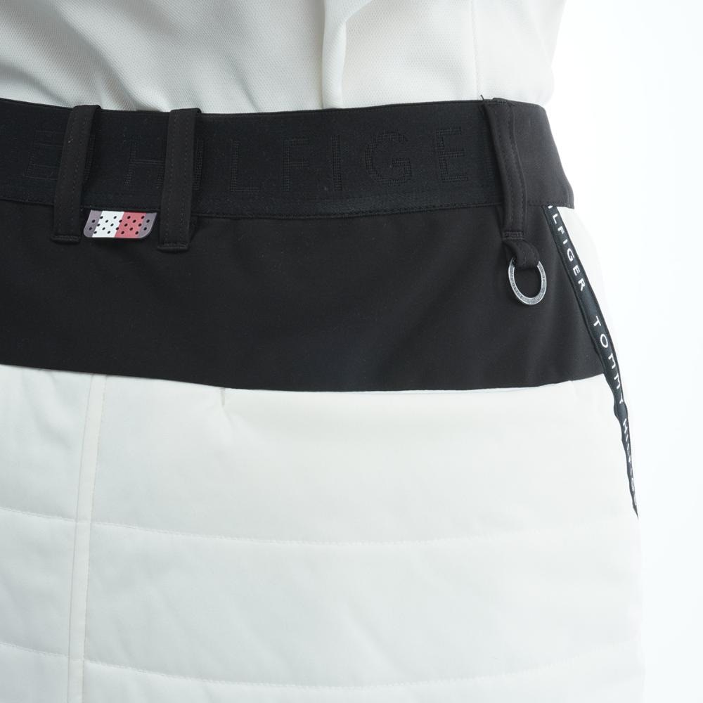 トミー ヒルフィガー ゴルフ（TOMMY HILFIGER GOLF）（レディース）ゴルフウェア 防風 中綿 スカート THLA285-WHT