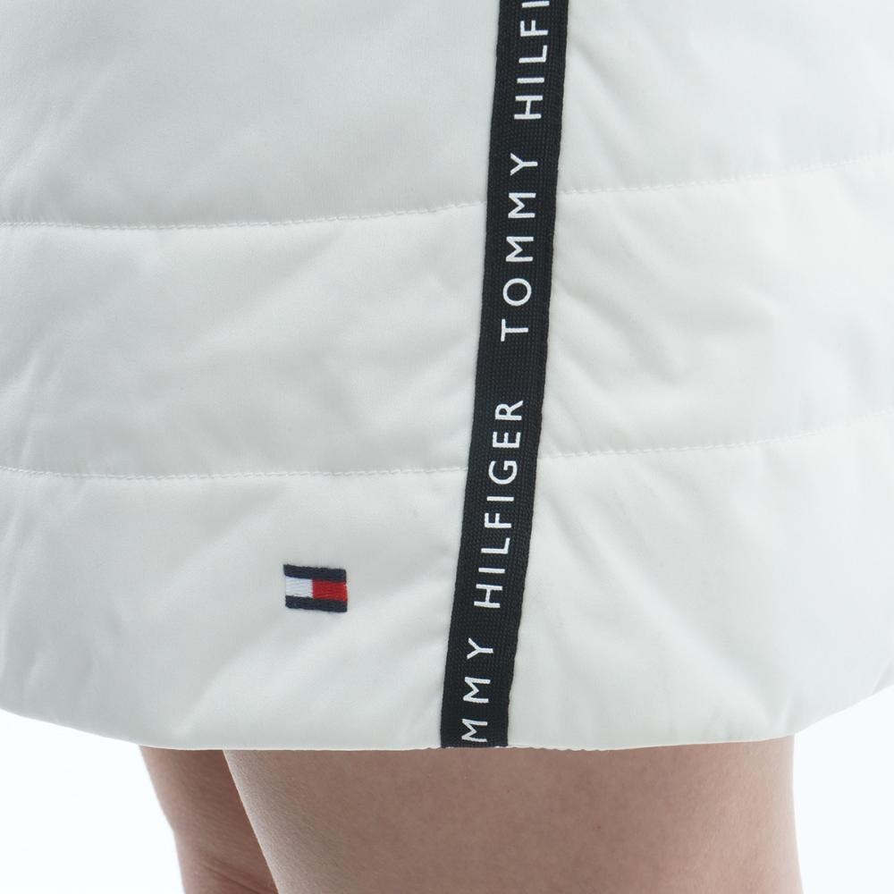 トミーヒルフィガー（TOMMY HILFIGER）（レディース）ゴルフウェア 防風 中綿 スカート THLA285-WHT