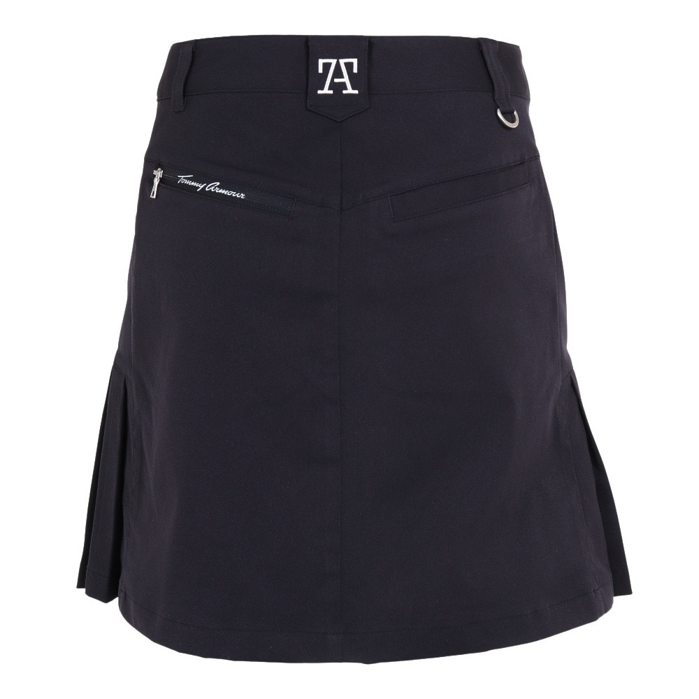 トミーアーマー（Tommy Armour）（レディース）ゴルフウェア 吸汗 速乾 UV コットンフィル プリーツスカート TAVT22F060014 NVY