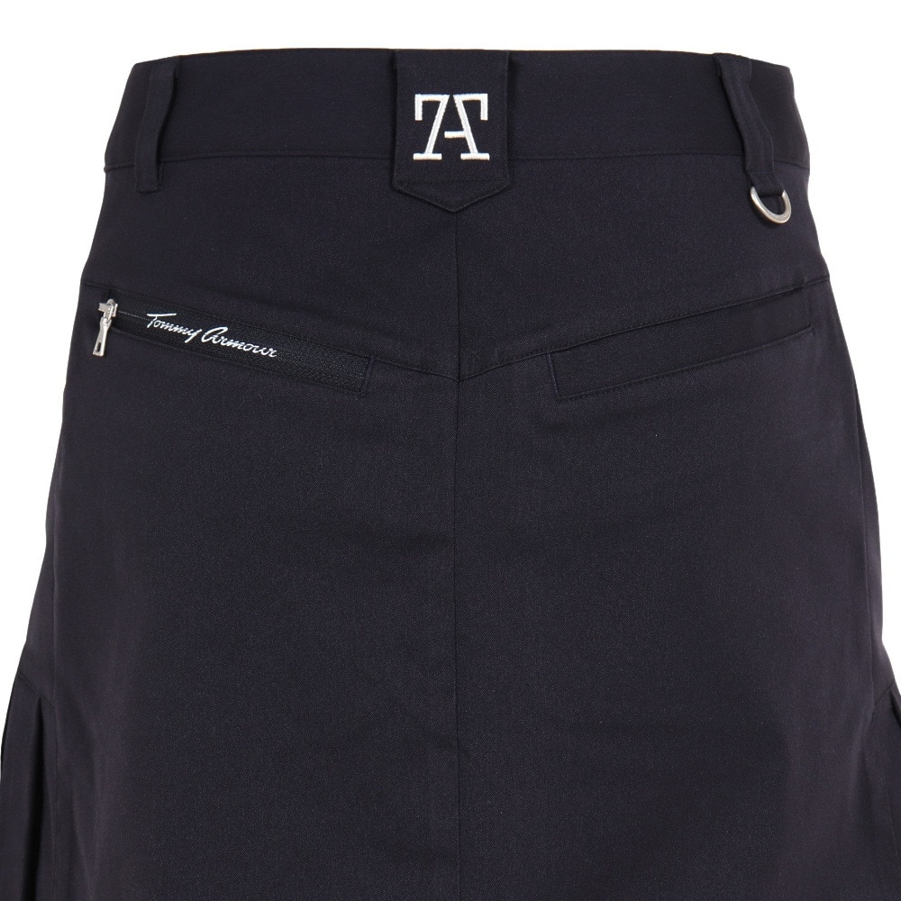 トミーアーマー（Tommy Armour）（レディース）ゴルフウェア 吸汗 速乾 UV コットンフィル プリーツスカート TAVT22F060014 NVY