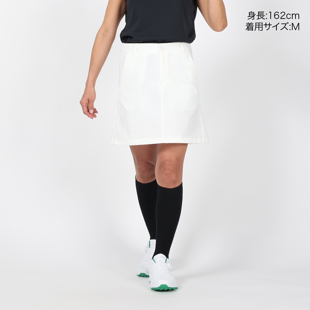 トミーアーマー（Tommy Armour）（レディース）ゴルフウェア 吸汗 速乾 UV コットンフィル プリーツスカート TAVT22F060014 WHT★★★