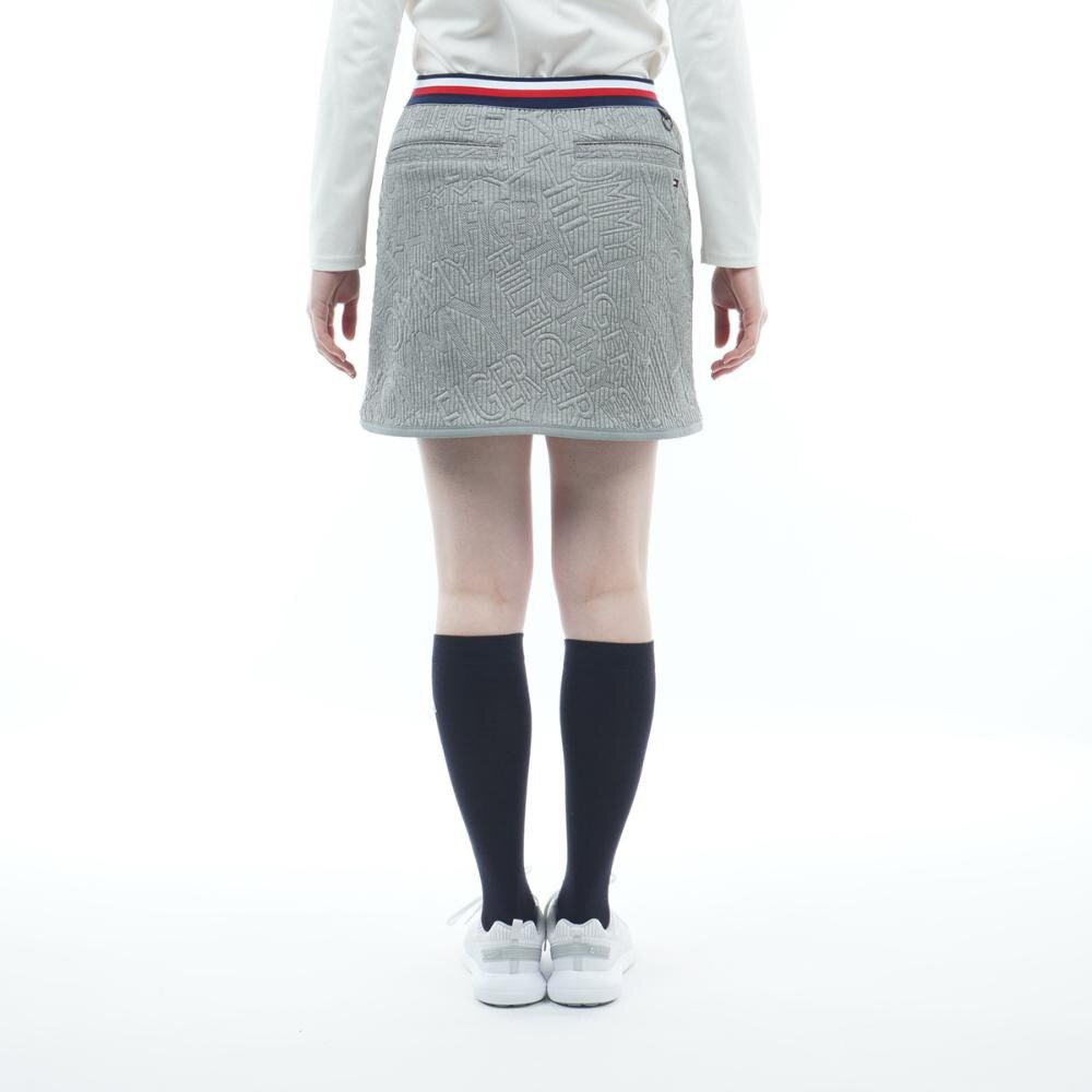 トミー ヒルフィガー ゴルフ（TOMMY HILFIGER GOLF）（レディース）ゴルフウェア ロゴジャガードスウェットスカート THLA265-GRY