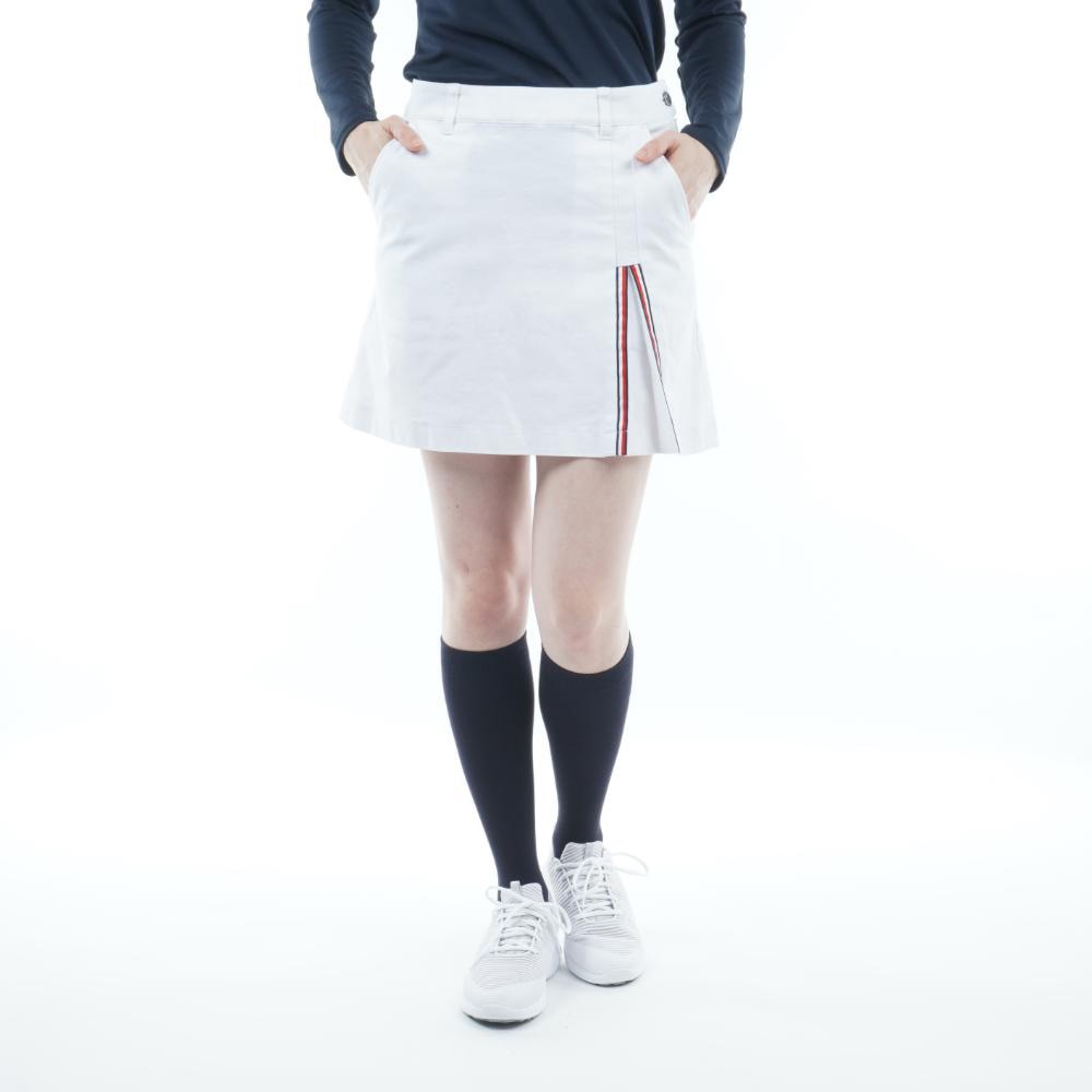 トミー ヒルフィガー ゴルフ（TOMMY HILFIGER GOLF）（レディース）ゴルフウェア ストライプ ベーシックスカート THLA267-WHT