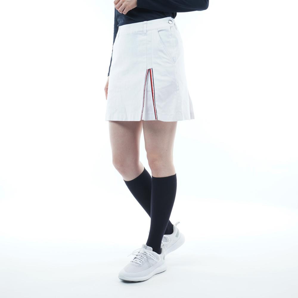 トミー ヒルフィガー ゴルフ（TOMMY HILFIGER GOLF）（レディース）ゴルフウェア ストライプ ベーシックスカート THLA267-WHT