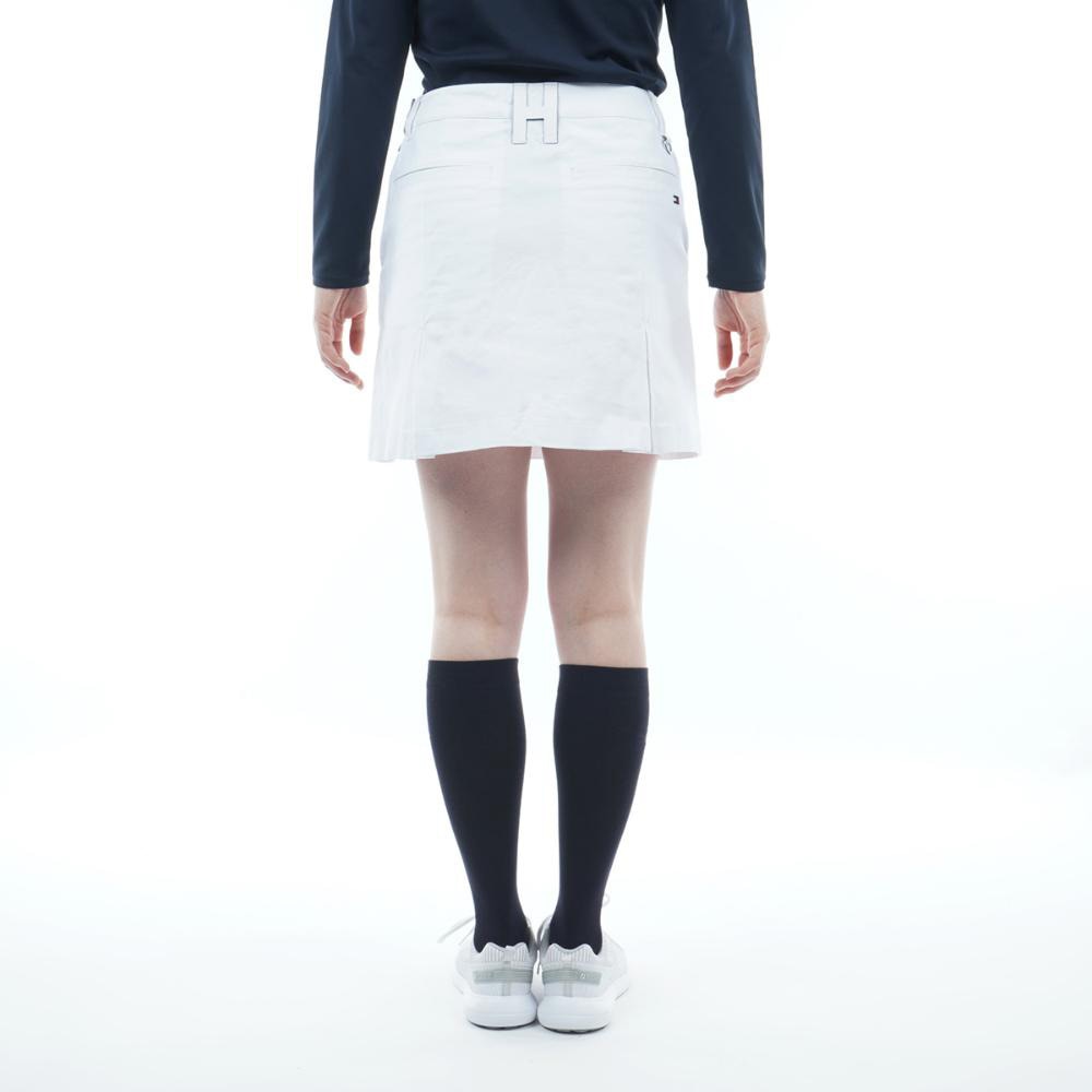 トミー ヒルフィガー ゴルフ（TOMMY HILFIGER GOLF）（レディース）ゴルフウェア ストライプ ベーシックスカート THLA267-WHT
