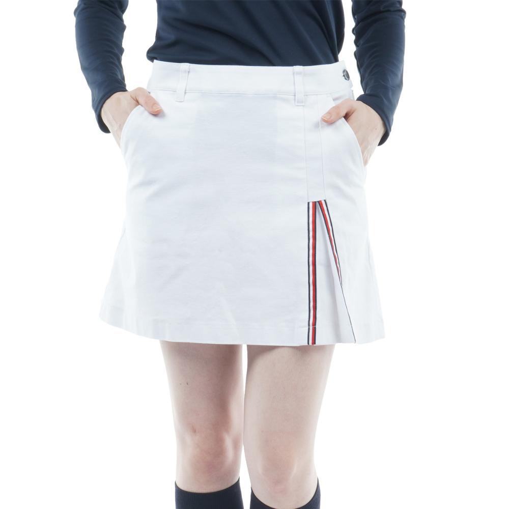 トミー ヒルフィガー ゴルフ（TOMMY HILFIGER GOLF）（レディース）ゴルフウェア ストライプ ベーシックスカート THLA267-WHT