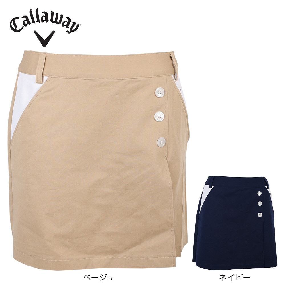 キャロウェイ（CALLAWAY）（レディース）ゴルフウェア 8WAYストレッチツイル インナーショートパンツドッキング型スカート C23128200-1041