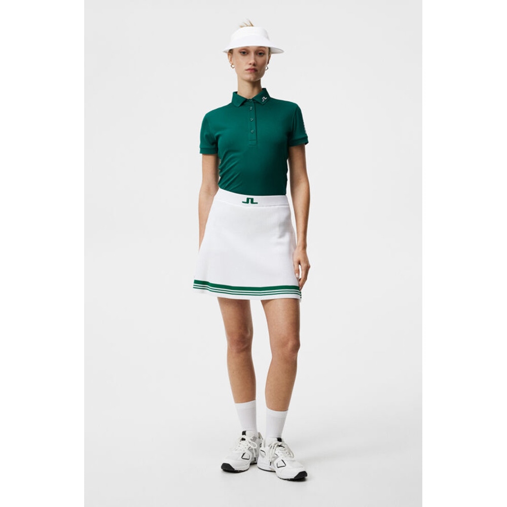 J.LINDEBERG（レディース）ゴルフウェア インナーショーツ付 裾ラインニットスカート 072-78453-004