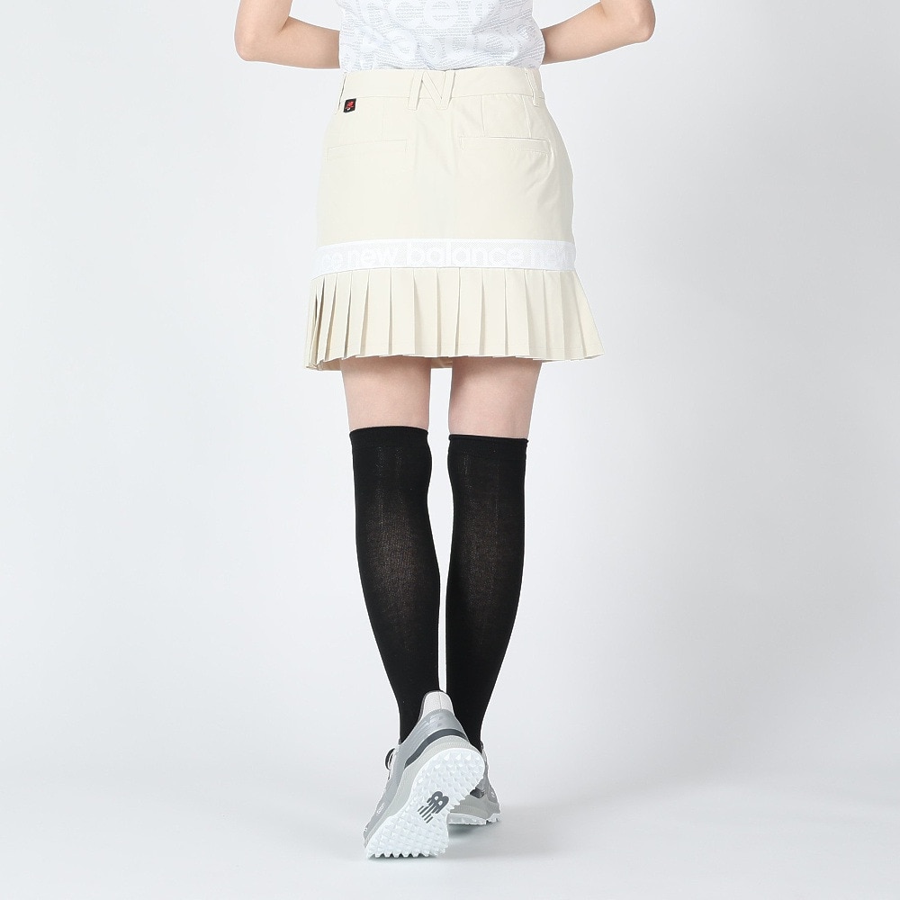 ニューバランス（new balance）（レディース）ゴルフウェア 吸汗 吸湿 速乾 ストレッチタフタ バックプリーツ スカート 012-3134501-040