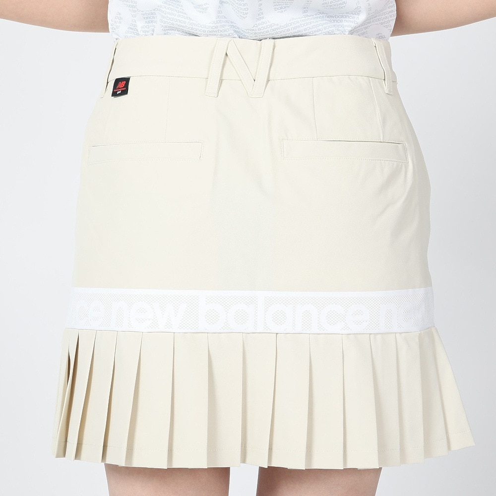 ニューバランス（new balance）（レディース）ゴルフウェア 吸汗 吸湿 速乾 ストレッチタフタ バックプリーツ スカート 012-3134501-040