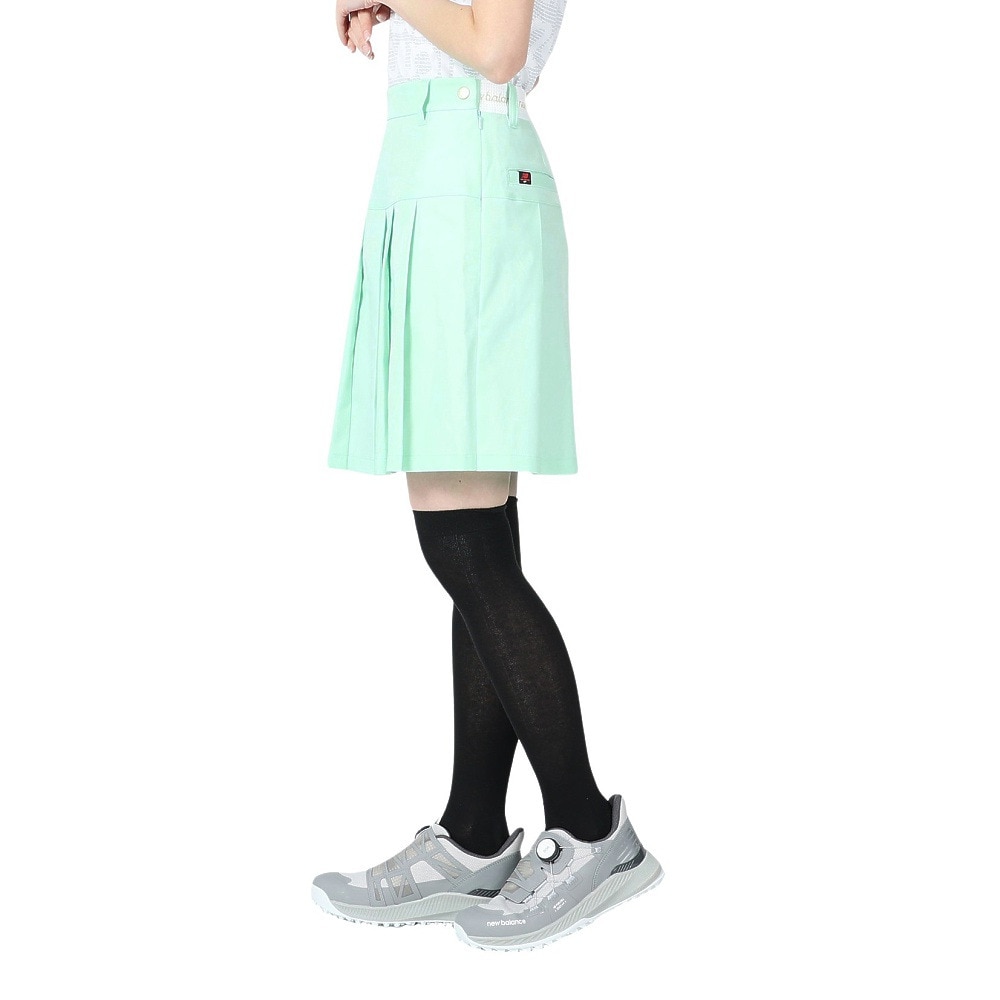 ニューバランス（new balance）（レディース）ゴルフウェア 吸汗 速乾 ストレッチツイル プリーツ スカート 012-3134504-130