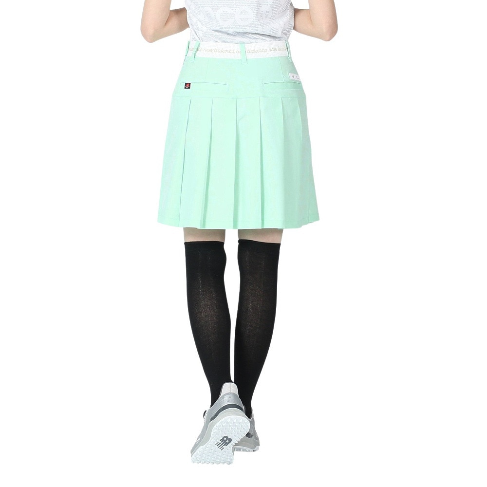 ニューバランス（new balance）（レディース）ゴルフウェア 吸汗 速乾 ストレッチツイル プリーツ スカート 012-3134504-130