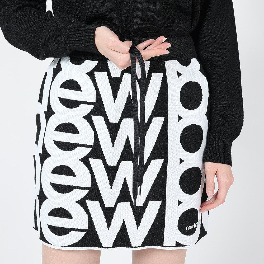ニューバランス（new balance）（レディース）ゴルフウェア 軽量 ストレッチ ニットスカート KNIT SKIRT 012-3134514-010