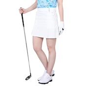 フィドラ（FIDRA）（レディース）ゴルフウェア インナーパンツ付き ストレッチ フレアスカート FD5PUP21 WHT