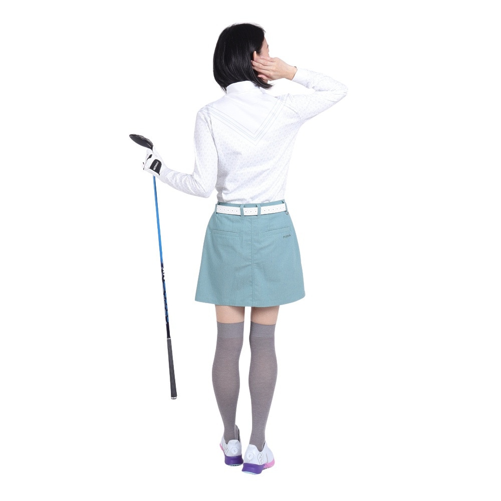 フィドラ（FIDRA）（レディース）ゴルフウェア インナーパンツ付き 吸汗 速乾 スカート FD5PUP24 KHK