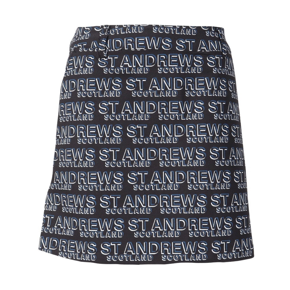 セントアンドリュース（ST.ANDREWS）（レディース）ゴルフウェア デジタルロゴプリントスカート 043-3134254-010