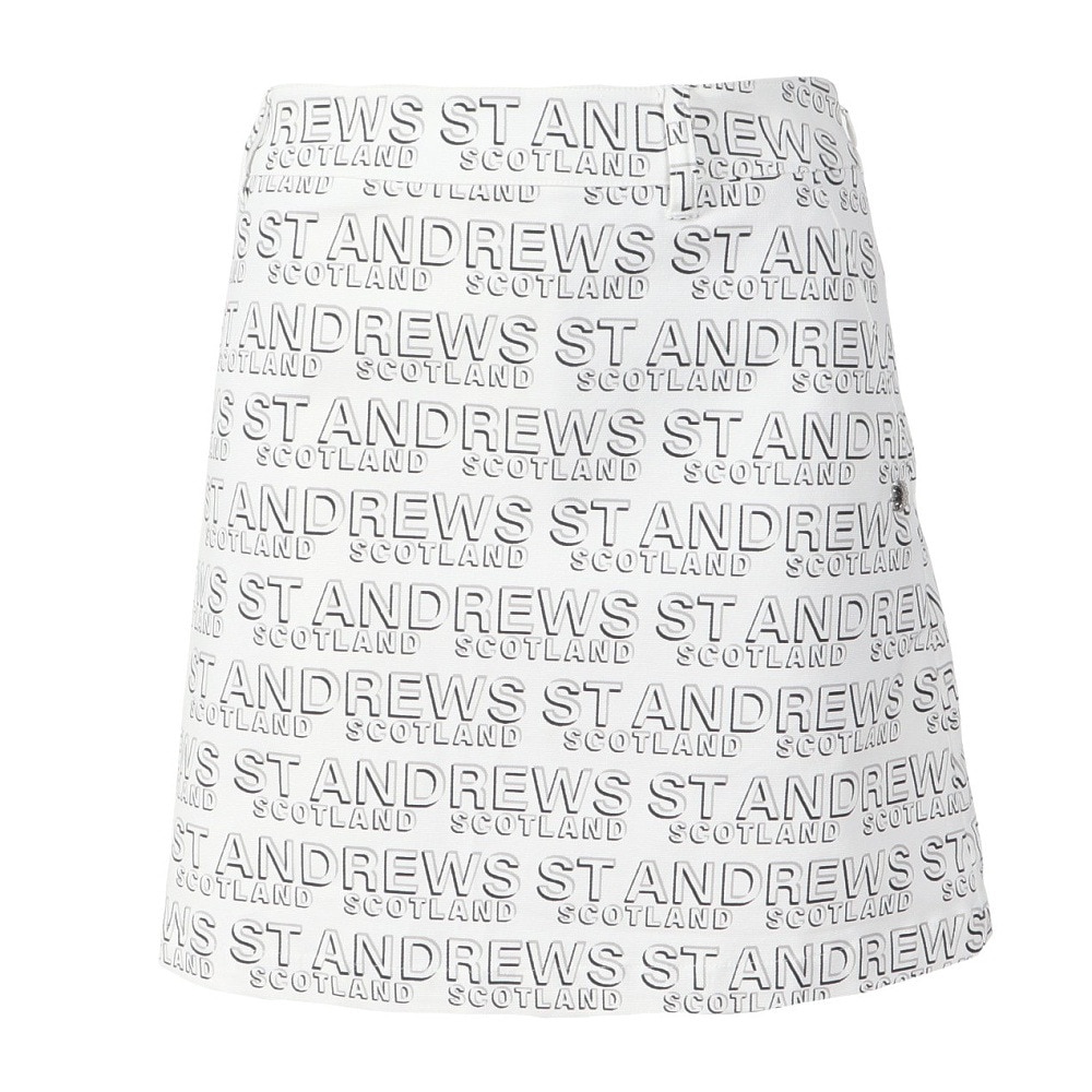 セントアンドリュース（ST.ANDREWS）（レディース）ゴルフウェア デジタルロゴプリントスカート 043-3134254-030
