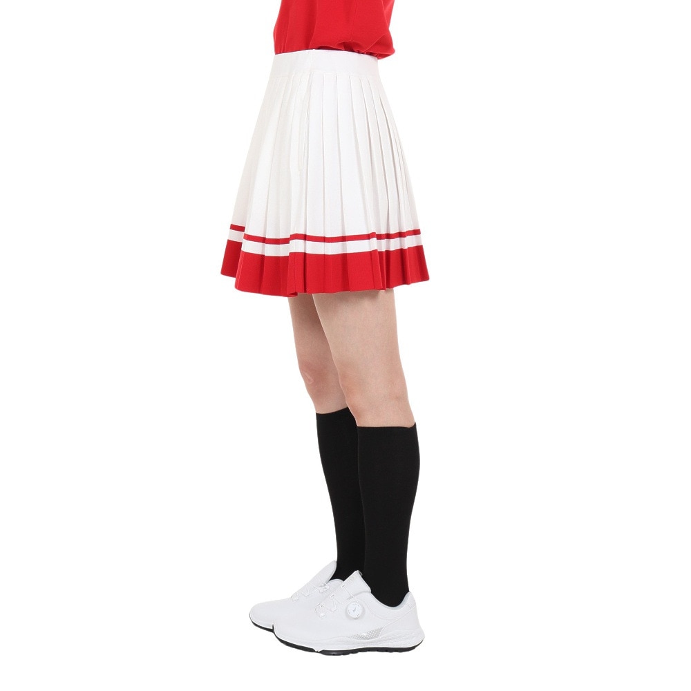 ROSASEN(レディース)ゴルフウェア A-Line バイカラー プリーツ