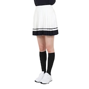 (レディース)ゴルフウェア A-Line バイカラー プリーツスカート 048-79942