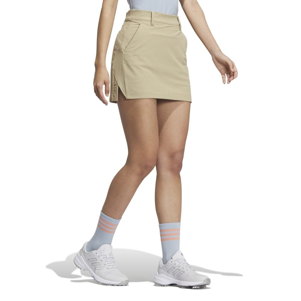 アディダス（adidas）（レディース）ゴルフウェア インナーパンツ付 4wayストレッチ スタンダード 撥水 スカート DJK80-HZ6080HEM
