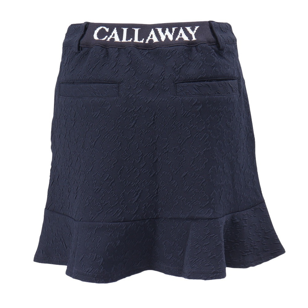 キャロウェイ（CALLAWAY）（レディース）ゴルフウェア フラワージャカードスウェットスカート C23228206-1120