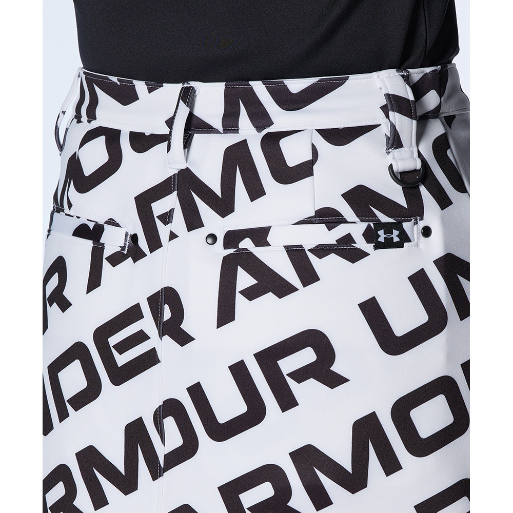 アンダーアーマー（UNDER ARMOUR）（レディース）ゴルフウェア ニット プリント スカート 1384974 100