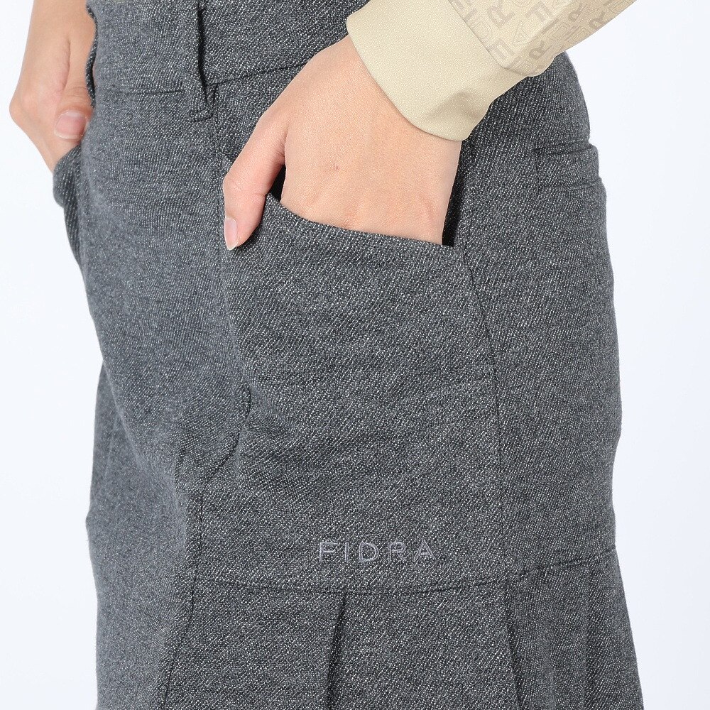 フィドラ（FIDRA）（レディース）ゴルフウェア 発熱 プリーツスカート FD5QUP09 GRY.