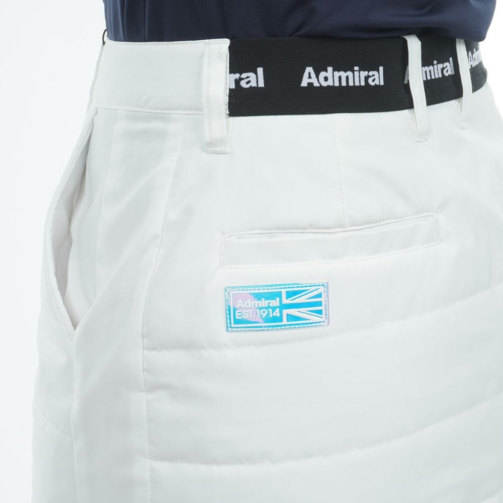 アドミラル ゴルフ（Admiral GOLF）（レディース）ゴルフウェア 軽量パデッド キルトスカート ADLA380-WHT
