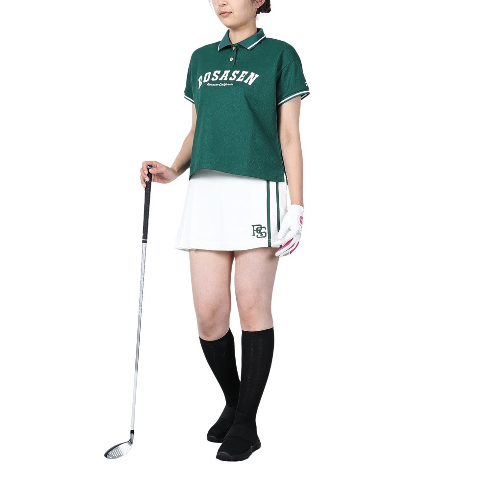 大人気新品 ROSASEN（レディース）ゴルフウェア 吸水速乾 A-Line ワッフル スカート