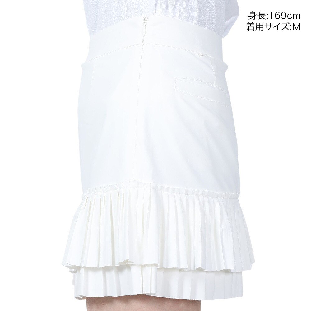 ROSASEN（レディース）ゴルフウェア インナーパンツ付き A-Line デザイン プリーツスカート 048-71443-004