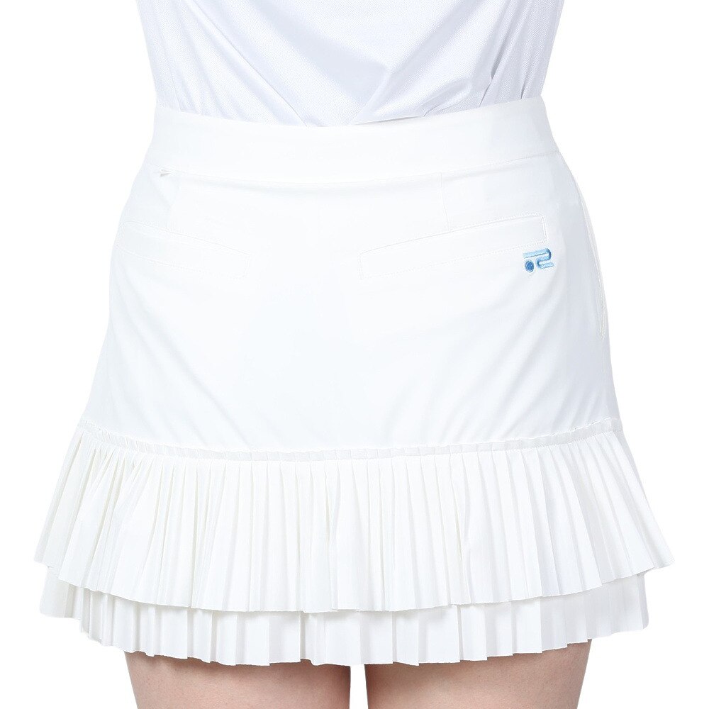 ROSASEN（レディース）ゴルフウェア インナーパンツ付き A-Line デザイン プリーツスカート 048-71443-004