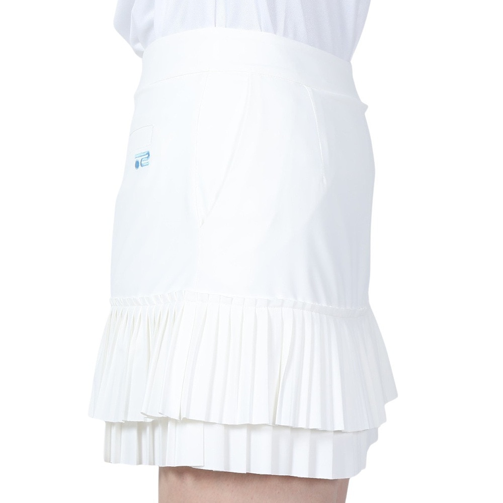 ROSASEN（レディース）ゴルフウェア インナーパンツ付き A-Line デザイン プリーツスカート 048-71443-004