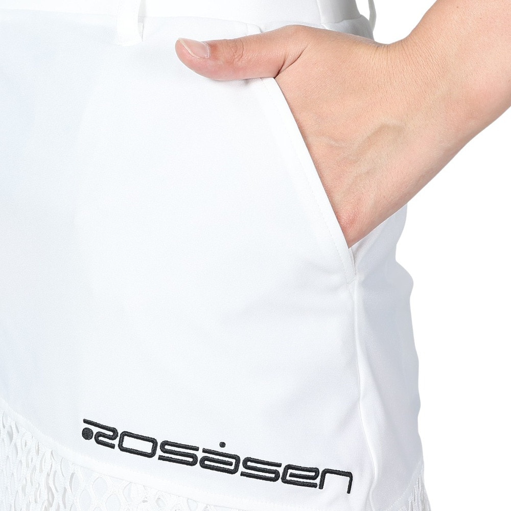 ROSASEN（レディース）ゴルフウェア 吸水速乾 接触冷感 A-Line アシンメトリー サマースカート 048-71541-004