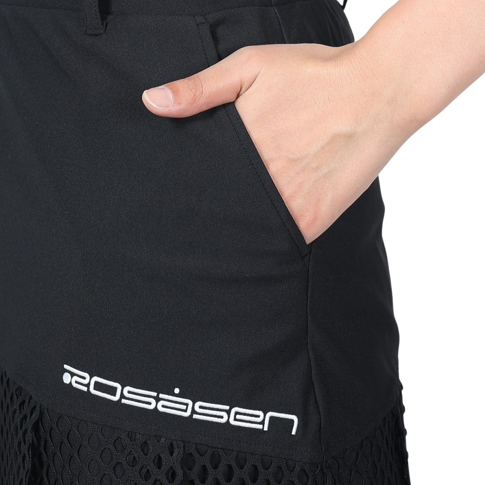 ROSASEN（レディース）ゴルフウェア 吸水速乾 接触冷感 A-Line アシンメトリーサマースカート 048-71541-019