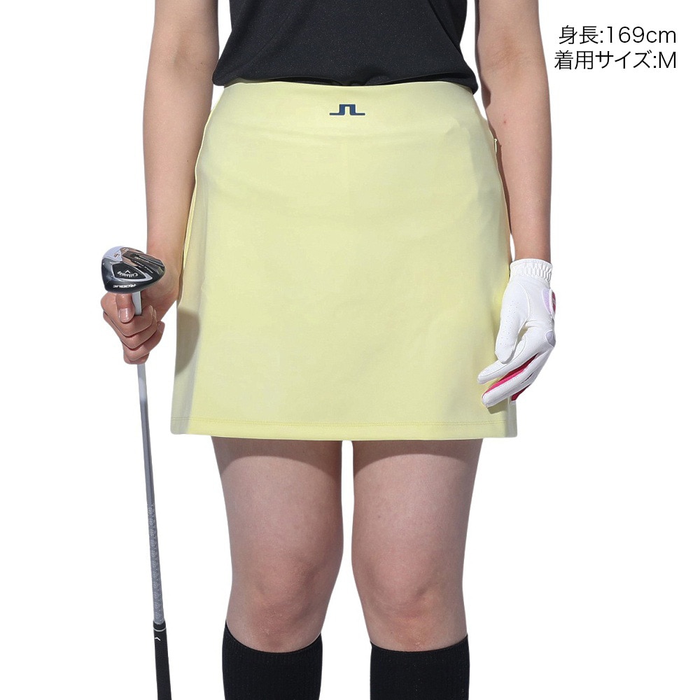 J.LINDEBERG（レディース）ゴルフウェア インナーパンツ付き ベーシックショートスカート 072-71570-031