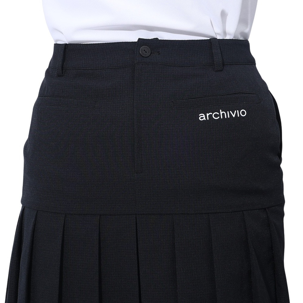 サイズ：36 ARCHIVIO アルチビオ ストレッチスカート ブラック系