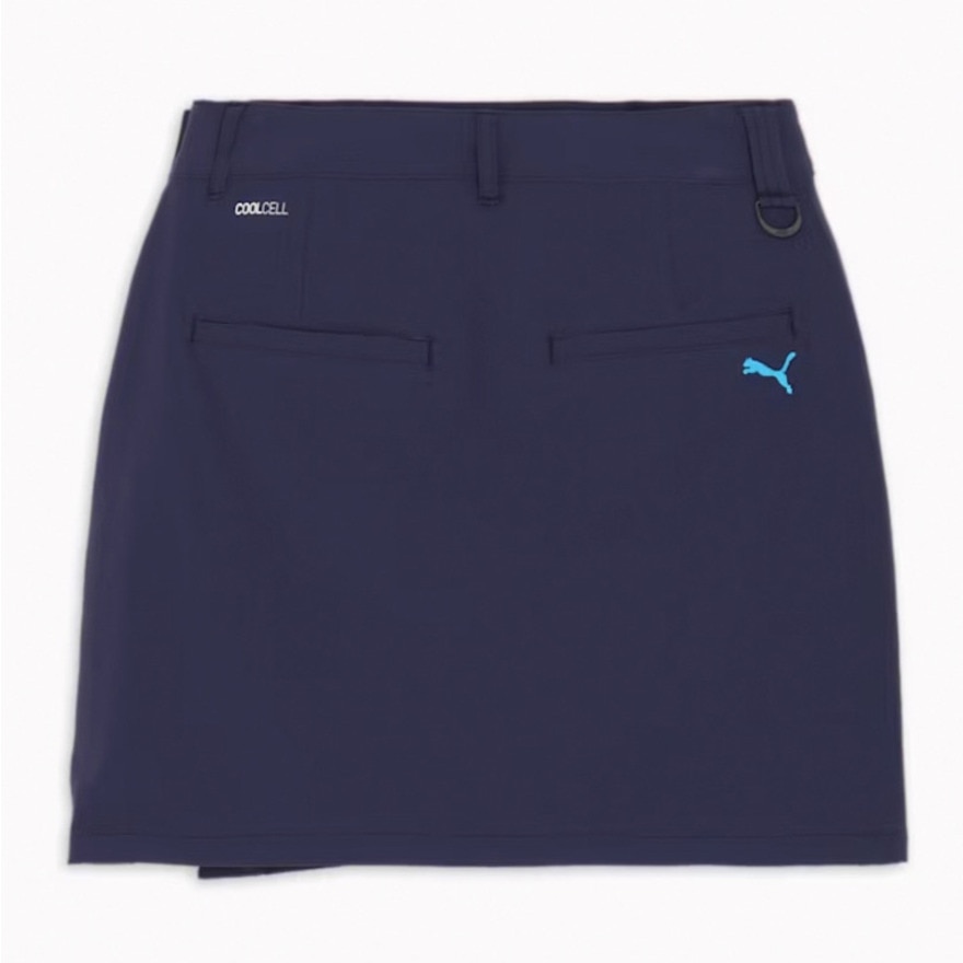プーマ（PUMA）（レディース）ゴルフウェア 接触冷感 4WAYストレッチ テープライン タイトスカート 627722-01