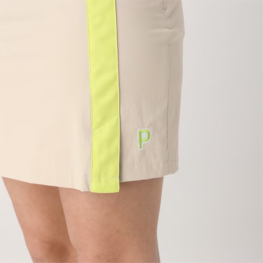 プーマ（PUMA）（レディース）ゴルフウェア 接触冷感 4WAYストレッチ テープライン タイトスカート 627722-02