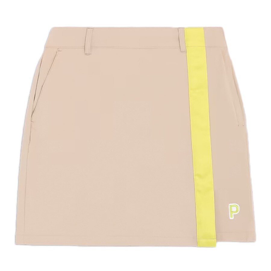 プーマ（PUMA）（レディース）ゴルフウェア 接触冷感 4WAYストレッチ テープライン タイトスカート 627722-02