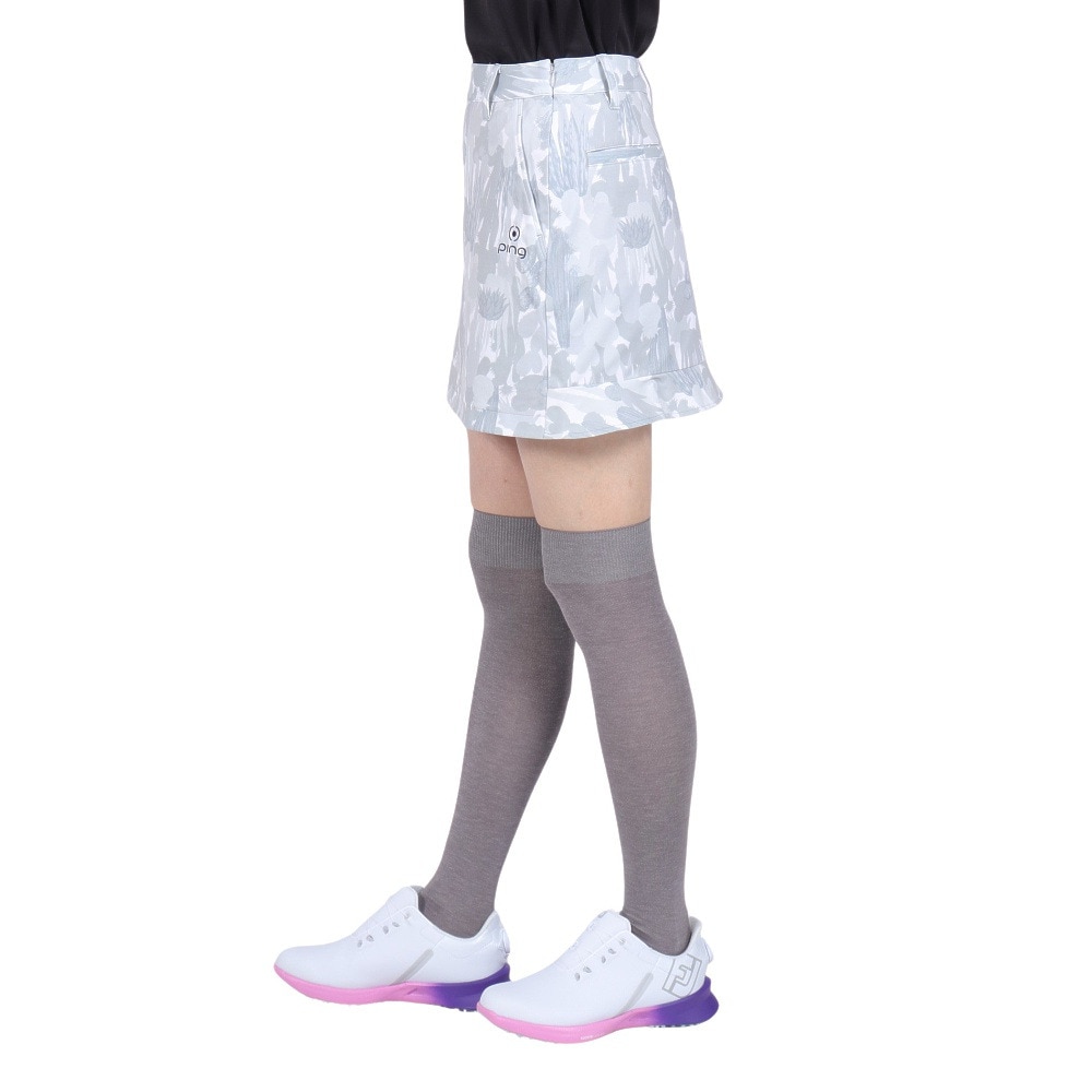 ピン（PING）（レディース）ゴルフウェア カモフラ柄ストレッチスカート 622-4134200-030