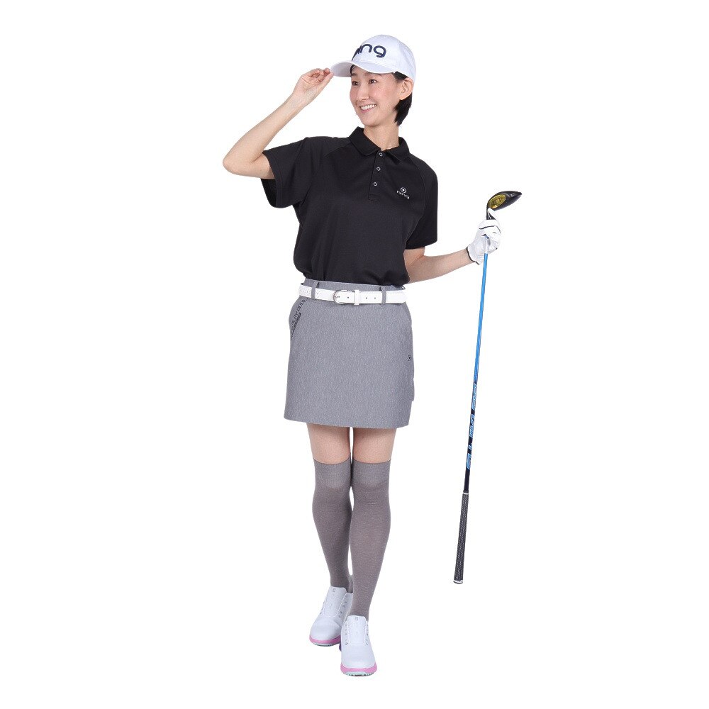ピン（PING）（レディース）ゴルフウェア 全方向ストレッチ二重織 ティアードスカート 622-4134300-022